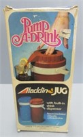 Vintage Aladdin Pump-A-Drink in original box.