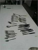 Royal Danish 39 pieces of Sterling flatware