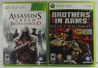 XBOX 360 ASSASSINS CREED & BROTHERS IN ARMS