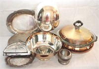 Lot of Assorted Silver Plated Items