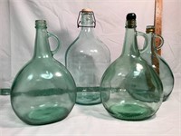Lot of 4 vintage bottles jugs