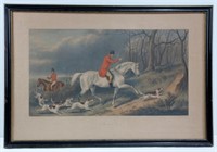 George Henry Laporte Fox Hunt Litho Print