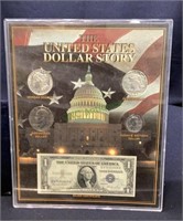 Coins and currency - the United States dollar