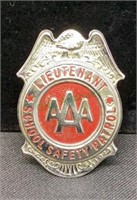 Vintage school safety patrol lieutenant badge
