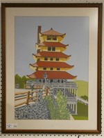 Framed Pagoda Print