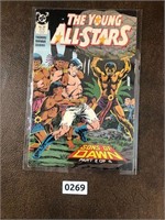 DC comic book The Young All Stars as pictured