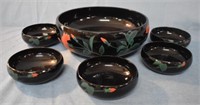 Asian Lacquered Salad Set