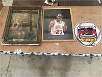 Religious Art, Jordan Poster, Cardinals Felt Disk