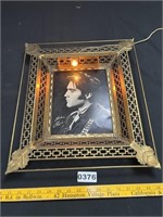 ELVIS Photo in Lighted Frame