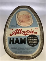 NOS unopened “Allowrie” Ham Shop Counter Display