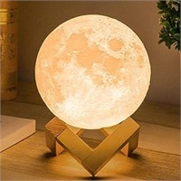 Mydethun Moon Lamp, 4.7 inch - 3D Printed Lunar