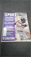 1968 HANK AARON SPORT MAGAZINE