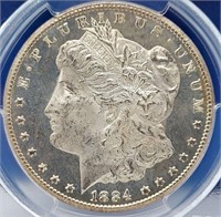 1884-CC $1 PCGS MS 64 DMPL