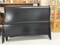 Sleigh bed queen? Headboard is 62” no rails