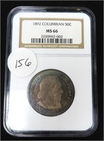 1892 Columbian Half Dollar NGC MS66