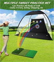 $147 Golf Practice Net with Tri-Turf Golf Mat