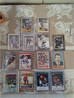 14 hockey cards 1987-91