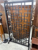 Wooden space divider 71” h x 39” w