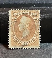 U.S. 90c treasury dept stamp