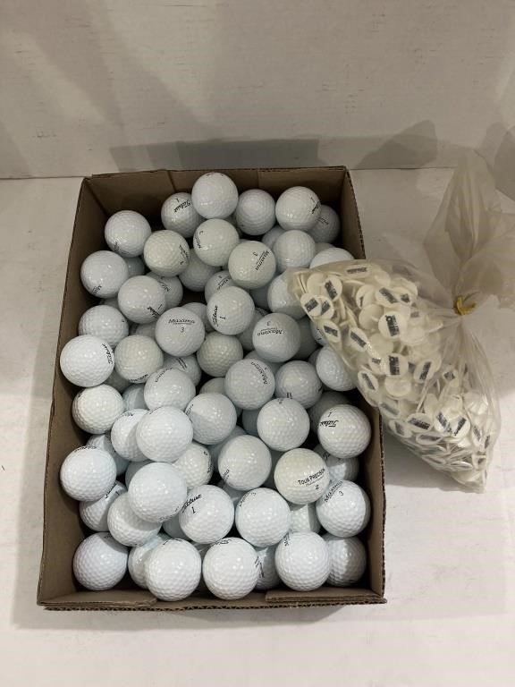 Flat of Golf Balls