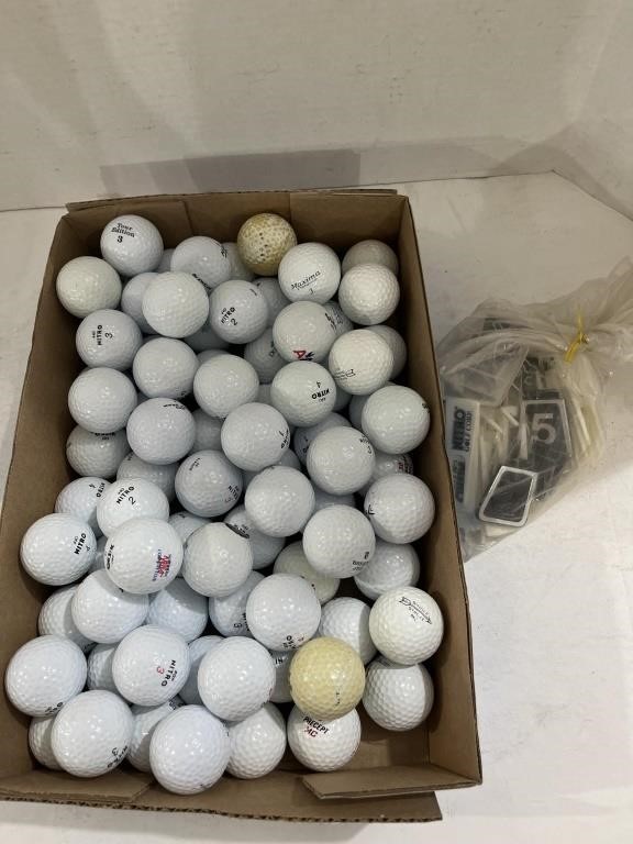 Flat of Golf Balls