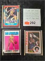 3 NBA HOF PLAYER CARDS