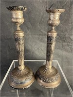 Sterling Silver Candle Sticks, 16.63 ozt