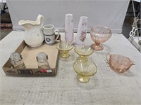 Assorted Depression Glass & Others