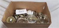 Canning Jars-2 Qt, 2 Mis., Rings