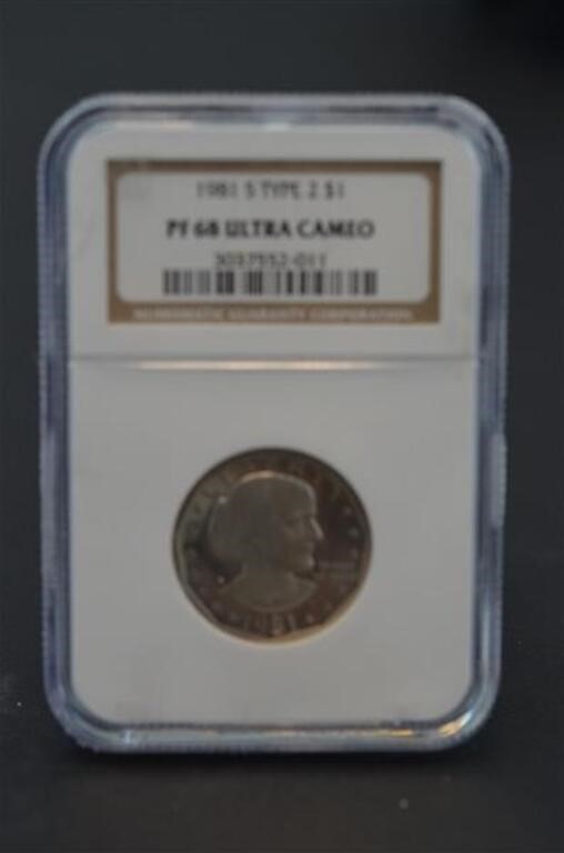 1981 S Type 2 $1  PF 68 Ultra Cameo