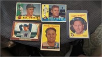 1958 Topps Smoky Burgess, Russ Meyer, Nilly O'Dell