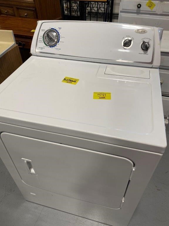 PROPANE GAS WHIRLPOOL DRYER