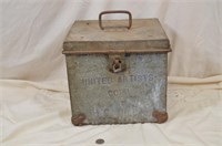 Vintage United Artists Galvanized Box