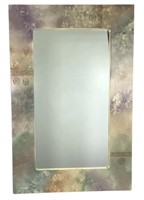 Pastel "Watercolor" Styled Framed Wall Mirror