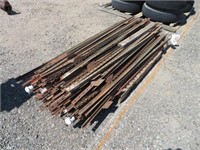 (96) Assorted 7' T-Posts