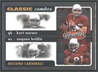 Insert Anquan Boldin Kurt Warner Arizona Cardinals