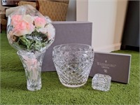 Waterford Crystal Bowl, Enrollment Box, Vase