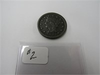 1847 Braided Hair Cent XR or better