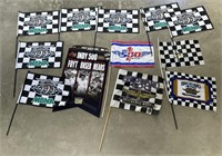 Lot Of Indianapolis 500 Flags / Banners & More