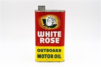 WHITE ROSE OUTBOARD MOTOR OIL IMP QT CAN
