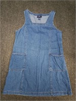 Vtg Original TY Wear denim dress, size 16