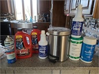 Household Cleaning Supplies. Kitchen