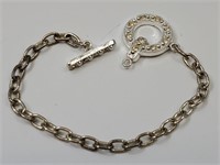 Bracelet with Crystal Toggle