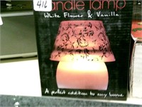 2 Candle Lamps NIB