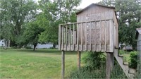 Wooden Tree House on Stilts REMOVE BY 9-1-21