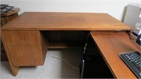 Solid Wood office desk (60" wide x 30" deep x 29 3