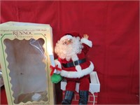 Animated Santa Claus Figure w/box.