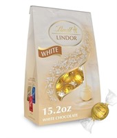 Lindt LINDOR WhiteChocolate Truffles 15.2oz LG Bag