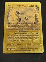 Alolan Vulpix Vstar Gold Foil Pokémon Card