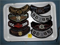 8-Harley Davidson Patches